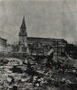 WIDOK na KOŚCIÓŁ NIEPOKALANEGO POCZĘCIA NAJŚWIĘTSZEJ MARYI PANNY: po wybuchu 30.viii.1902 wulkanu Pelée, Morne Rouge, Martynika; źródło: issuu.com