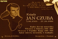 CZUBA Jan Wojciech - Tablica pamiątkowa, Dom ks. Jana Czuby, Bobowa, źródło: tarnow.gosc.pl, zasoby własne; KLIKNIJ by POWIĘKSZYĆ i WYŚWIETLIĆ INFO