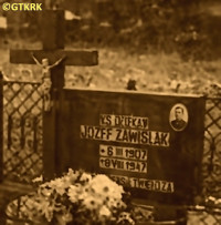 ZAWIŚLAK Joseph - Tomb plaque, parish cemetery, Jordanów Śląski, source: jbc.jelenia-gora.pl, own collection; CLICK TO ZOOM AND DISPLAY INFO