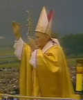 JAN PAWEŁ II w KIELCACH; źródło: www.youtube.com