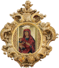 MATKA BOŻA ŁASKAWA - w ozdobnej ramie, sanktuarium, Krzeszów; źródło: www.opactwo.eu