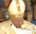 JAN PAWEŁ II w GNIEŹNIE 1997; źródło: www.youtube.com