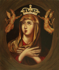 MATKA BOŻA TĘSKNIĄCA - współczesna ikona; źródło: ikony-ikonopisanie.blogspot.com