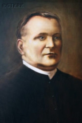 CHRZAN John Nepomucene - Contemporary painting, Gostyczyna, source: www.radiorodzina.kalisz.pl, own collection; CLICK TO ZOOM AND DISPLAY INFO