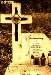 HOŁOWACZ Mikołaj - Nagrobek, stary cmentarz greckokatolicki, Besko, źródło: terenanthony.pl, zasoby własne; KLIKNIJ by POWIĘKSZYĆ i WYŚWIETLIĆ INFO