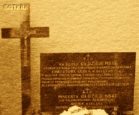 OŁDZIEJEWSKI Adolph - Tomb, Christ the King church, Białystok; source: Fr Thaddeus Krahel, „Vilnius archdiocese clergy martyrology 1939—1945”, Białystok, 2017, own collection; CLICK TO ZOOM AND DISPLAY INFO