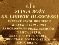 OLSZEWSKI Louis - Tomb, mausoleym, parish church, Nacza, source: www.umbielskpodlaski.pl, own collection; CLICK TO ZOOM AND DISPLAY INFO