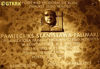 PALIMĄKA Stanislav - Commemorative plaque, parish church, Klimontów, source: grzegorzcichy.pl, own collection; CLICK TO ZOOM AND DISPLAY INFO