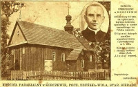 KOZŁOWSKI Stanisław - Pocztówka, parafia Korczew; źródło: dzięki uprzejmości p. Sebastiana Sosińskiego, zasoby własne; KLIKNIJ by POWIĘKSZYĆ i WYŚWIETLIĆ INFO