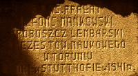 MAŃKOWSKI Alphonse - Commemorative plaque, cenotaph, St Peter and St Paul parish church, Lembarg, source: www.brodnica-online.pl, own collection; CLICK TO ZOOM AND DISPLAY INFO