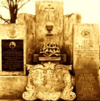 ŻYSZKIEWICZ Joseph - Tomb, parish cemetery, Mełgiew, source: biblioteka.teatrnn.pl, own collection; CLICK TO ZOOM AND DISPLAY INFO