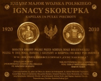 SKORUPKA Ignatius John - Commemorative plaque, cemetery chapel, Ossów, source: www.panoramio.com, own collection; CLICK TO ZOOM AND DISPLAY INFO