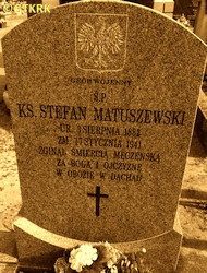 MATUSZEWSKI Steven - Tombstone (2023, new), cemetery, Otorowo, source: www.poznan.uw.gov.pl, own collection; CLICK TO ZOOM AND DISPLAY INFO