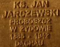 JARCZEWSKI John - Commemorative plaque, Underground Resistance State monument, Poznań, source: own collection; CLICK TO ZOOM AND DISPLAY INFO