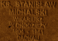 MICHALSKI Stanisław - Pamiątkowa tabliczka, pomnik Państwa Podziemnego, Poznań, źródło: zasoby własne; KLIKNIJ by POWIĘKSZYĆ i WYŚWIETLIĆ INFO