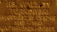 TURKOWSKI Valentine - Commemorative plaque, Underground Resistance State monument, Poznań, source: own collection; CLICK TO ZOOM AND DISPLAY INFO