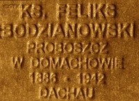 BODZIANOWSKI Feliks Wawrzyniec - Pamiątkowa tabliczka, pomnik Państwa Podziemnego, Poznań, źródło: zasoby własne; KLIKNIJ by POWIĘKSZYĆ i WYŚWIETLIĆ INFO