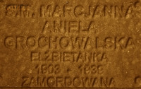 GROCHOWALSKA Angela (Sr Marciana) - Commemorative plaque, Underground Resistance State monument, Poznań, source: own collection; CLICK TO ZOOM AND DISPLAY INFO
