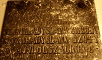 ŻWIREK Vladislav Florian - Commemorative plague, Holy Family parish church, Rokiciny, source: panaszonik.blogspot.com, own collection; CLICK TO ZOOM AND DISPLAY INFO