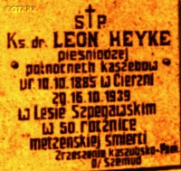 HEYKE Leo - Commemorative plaque, public library, Szemud, source: bibliotekacyfrowa.eu, own collection; CLICK TO ZOOM AND DISPLAY INFO