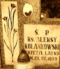KOLANKOWSKI Alexander - Tomb, communal cemetery, Sztum, source: sztum.grobonet.com, own collection; CLICK TO ZOOM AND DISPLAY INFO