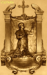 BUDKIEWICZ Constantine Romualdo - Epitaph, St Anne church, Warsaw (author: Alexander Borawski, unveiled 12.1936, nonexistent?), source: audiovis.nac.gov.pl, own collection; CLICK TO ZOOM AND DISPLAY INFO