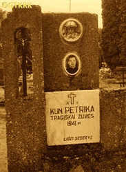 PETRIKA Jan - Nagrobek, cmentarz komunalny Mejszty, Władysławów, źródło: www.voruta.lt, zasoby własne; KLIKNIJ by POWIĘKSZYĆ i WYŚWIETLIĆ INFO