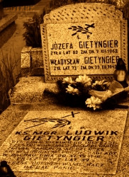 GIETYNGIER Louis Rock - Cenotaph?, family grave, Saint Simon and Saint Judas Thaddaeus the Apostles parish cementery, Żarki, source: www.genealogia.okiem.pl, own collection; CLICK TO ZOOM AND DISPLAY INFO