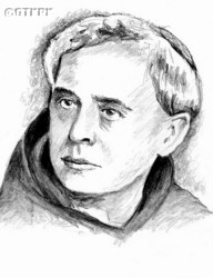 HUCHRACKI Józef Wiktor (o. Euzebiusz) - Franciszek Kucharczak, współczesne wyobrażenie; źródło: z: „Świadkowie prawdy tej ziemi”, Jan Kochel, Opole, 2016 (www.ssb24.pl), zasoby własne; KLIKNIJ by POWIĘKSZYĆ i WYŚWIETLIĆ INFO