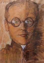 KAZIMIEROWICZ Henryk Maksymilian - 14.02.1937, pastel, autor:Stanisław Ignacy Witkiewicz, źródło: www.siemiatycze.com.pl, zasoby własne; KLIKNIJ by POWIĘKSZYĆ i WYŚWIETLIĆ INFO