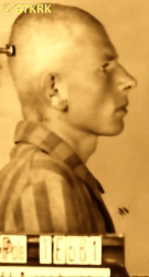 MAŁACZEK Stanisław - ok. 29.05.1941, KL Auschwitz, zdjęcie obozowe; źródło: Archiwum Państwowego Muzeum Auschwitz-Birkenau w Oświęcimiu (www.auschwitz.org), zasoby własne; KLIKNIJ by POWIĘKSZYĆ i WYŚWIETLIĆ INFO