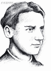 MAŃKA Alfons - Franciszek Kucharczak, współczesne wyobrażenie; źródło: z: „Świadkowie prawdy tej ziemi”, Jan Kochel, Opole, 2016 (docplayer.pl), zasoby własne; KLIKNIJ by POWIĘKSZYĆ i WYŚWIETLIĆ INFO