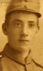 PODKUL John - 1914-1918, I World War, as a soldier of Austro-Hungarian army; source: thanks to Mr Adalbert Frankowicz's kindness (private correspondence, 16.04.2018), own collection; CLICK TO ZOOM AND DISPLAY INFO