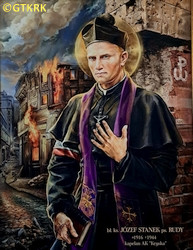 STANEK Joseph - Contemporary image, created by Anne Polonia Zyndwalewicz, source: meczennicy.waw.pl, own collection; CLICK TO ZOOM AND DISPLAY INFO