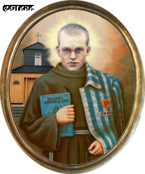 TROJANOWSKI Stanislav Anthony (Bro. Timothy) - Contemporary painting, initial version, St Andrew church, Lubowidz; source: thanks to Fr Gregoory Ślesicki's kindness (private correspondence, 01.09.2018), own collection; CLICK TO ZOOM AND DISPLAY INFO