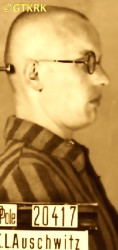 ZARĘBA Vincent (Fr Alexander) - c. 04.09.1941, KL Auschwitz, concentration camp's photo; source: Archives of Auschwitz-Birkenau State Museum in Oświęcim (www.auschwitz.org), own collection; CLICK TO ZOOM AND DISPLAY INFO