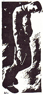 okładka „Arkusza poetyckiego” K. K. Baczyńskiego, linoryt A. JAKIMOWICZA; źródło: www.ewapam.republika.pl