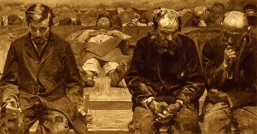 NA ETAPIE - Jacek Malczewski (1854, Radom - 1929, Kraków), 1890-2, własność prywatna; źródło: www.pinakoteka.zascianek.pl