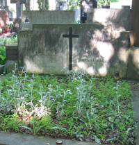 NAGROBEK Jerzego LIEBERTA: stare Powązki, kwatera 61 (I); źródło:mojecmentarze.blogspot.com