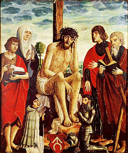 CHRYSTUS FRASOBLIWY: SAMOSTRZELNIK, STANISŁAW (ok. 1480, Kraków - 1541, Mogiła pod Krakowem), ok. 1515, tempera na desce, Muzeum klasztoru Cystersów w Szczyrzycu; źródło: www.pinakoteka.zascianek.pl