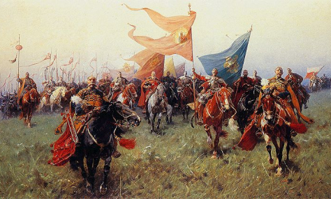 BOGURODZICA: BRANDT, Józef (1841, Szczebrzeszyn – 1915, Radom), ok. 1909, olejny na płótnie, 160×302 cm, Muzeum Narodowe, Wrocław; źródło.: www.pinakoteka.zascianek.pl