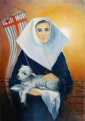 bł. CELESTYNA FARON - obraz współczesny; źródło: www.sluzebniczkinmp.pl