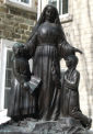 św. MARIA od WCIELENIA, BRUNET, Émile (1893, Montreal – 1977, Montreal), 1942, brąz, konwent urszulanek, Quebec; źródło www.quebec400.gc.ca