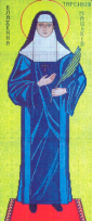 bł. TARSYCJA Olga MAĆKÓW (MAĆKIW) - współczesna ikona; źródło: www.basilianfathers.ca