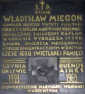 bł. WŁADYSŁAW MIEGOŃ - tablica pamiątkowa ufundowana przez Stowarzyszenie Marynarki Wojennej w Argentynie, kościół św. Michała Archanioła, Gdynia; źródło: www.gimnazjum4.gom.pl