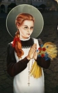bł. KAROLINA KÓZKA - współczesne wyobrażenie; źródło: miasteczkomodlitewne.pl