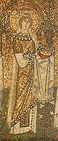 św. ANASTAZJA z SIRMIUM: ok. 560, mozaika, bazylika Sant’Apollinare Nuovo, Ravenna; źródło: www.anastasia.wedge.ru