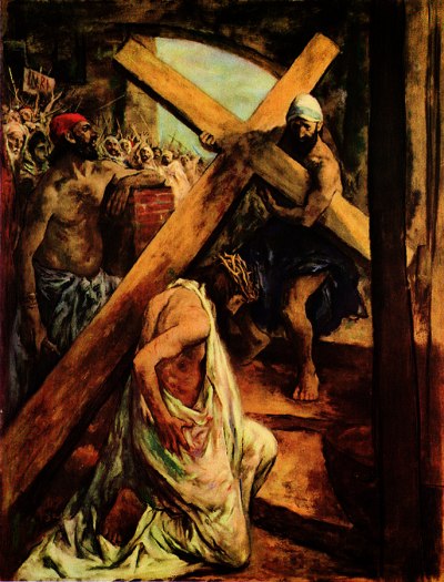 DROGA KRZYŻOWA, stacja V – STAHL, Beniamin Albert (1910–1987); źródło: americanartarchives.com