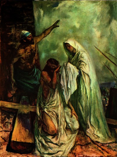 DROGA KRZYŻOWA, stacja VI – STAHL, Beniamin Albert (1910–1987); źródło: americanartarchives.com