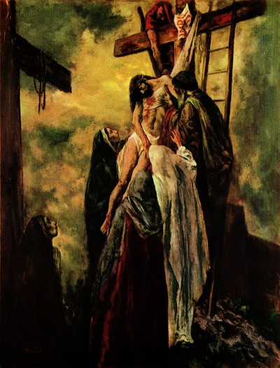 DROGA KRZYŻOWA, stacja XIII – STAHL, Beniamin Albert (1910–1987); źródło: americanartarchives.com